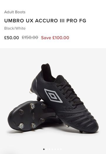 Umbro football boots