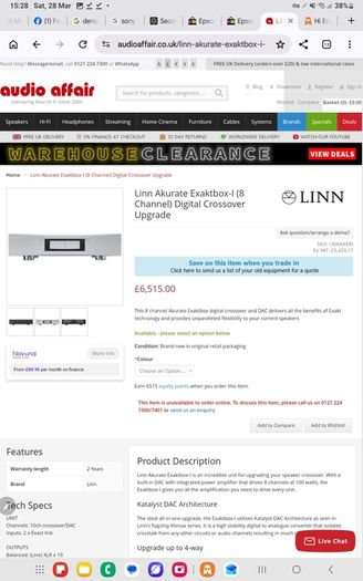 Hi End Linn Exakt Box 1 Power Amplifier Dac Absolute Bargain