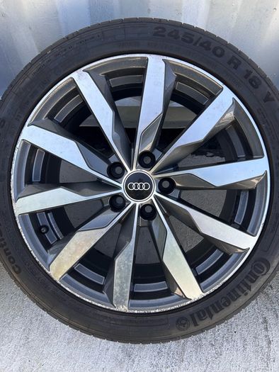 Genuine Audi S4/A4 18" Alloys & Tyres - Continental Tyres