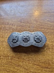Vintage Pewter Hair Clip DEL SOL
