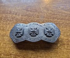 Vintage Pewter Hair Clip DEL SOL