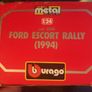 1994 Ford Escort Rally Model Car Image 2