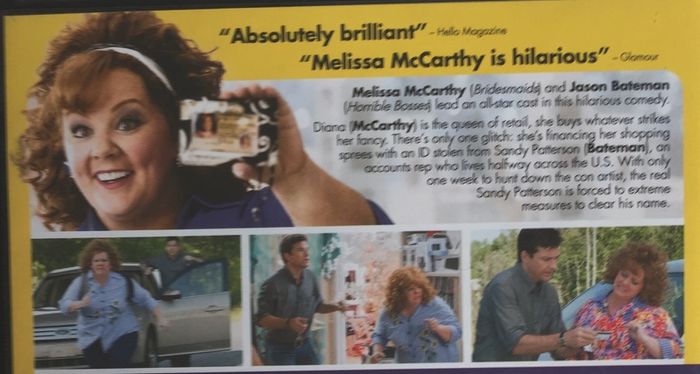 Identity Thief [2013] Jason Bateman, Jon Favreau, Amanda Peet, Robert Patrick & Melissa McCarthy [Movie DVD]