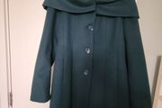 Gallery Teal Coat Size 14
