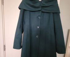 Gallery Teal Coat Size 14