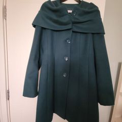 Gallery Teal Coat Size 14