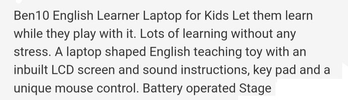 Ben 10 ; Educational Computer (294)  1