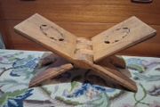 Folding carved Book stand