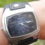 Vintage RIP CURL Men's Black Leather Band. Quartz, Water Resistant Watch.100M/330FT (Fresh battery, works well) Image 2