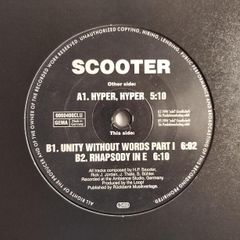SCOOTER- Rhapsode in E! + Hyper Hyper - Club Tools Records - Top NOTCH Trance BELTER on the B-SIDE - Hidden GEM!!