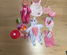 babyborn doll as new and accessories