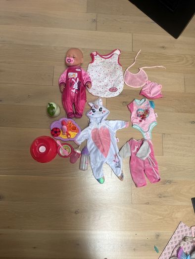 babyborn doll as new and accessories