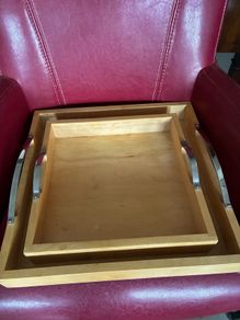 Timber Tray Set