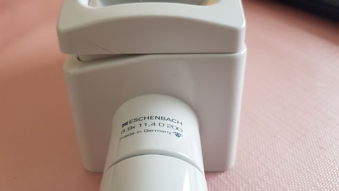 Magnifier with light. Eschenbach