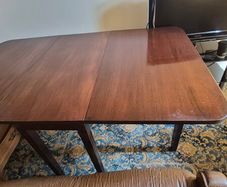 Antique mahogany dining table