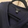Karen Millen navy v neck jumper Image 2