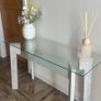 glass hall console table Image 2