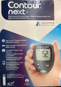 Contour next Diabetic Blood Glucose Meter monitoring system with Bluetooth