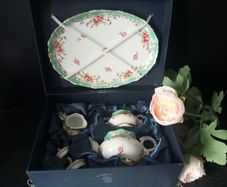 Nantucket Porcelain Tea Set Miniature  Doll House