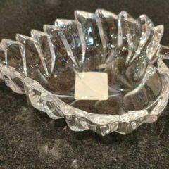 Vintage Marquis by Waterford Crystal Aspen leaf dish