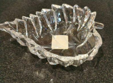 Vintage Marquis by Waterford Crystal Aspen leaf dish