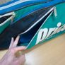 Prince Pro Tour Tennis Carry Racket Bag For 3 Rackets - Multicoloured 90's Image 5