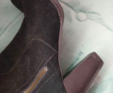 Boots Over knee Dune Boots size 40 Black Suede