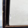 Small vintage wooden storage unit with heavy ceramic drawers with brass knobs Image 7