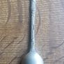 Vintage teaspoon with a saint on the handle Image 2