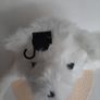 New white fur hat tag attached Image 2
