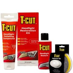 T-Cut Headlight Restoration Kit Polishing Restorer Sealant Headlamp + PAD