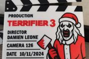 Annabelle/ Terrifier 3 display scene clap board