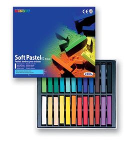 Mungyo Artist's Soft Pastels (24 Multicolour)