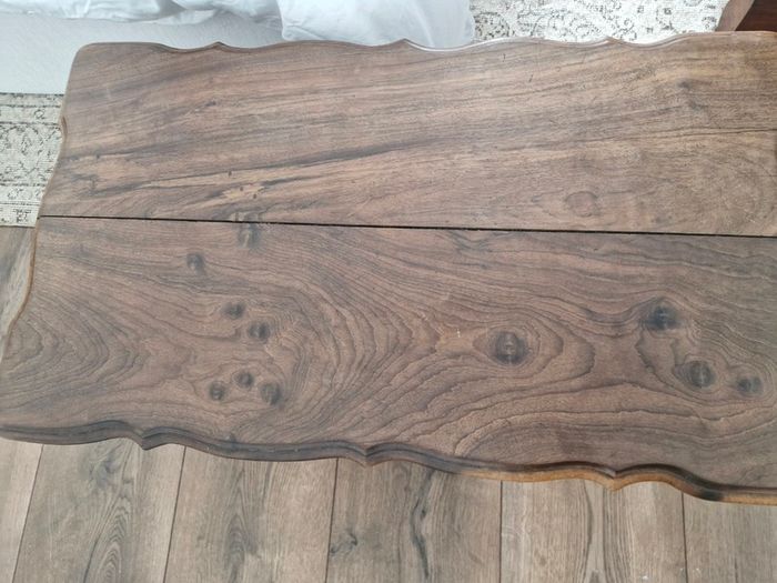 Antique Hardwood Coffee table with claw and ball feet bought on pamona for 699 euro