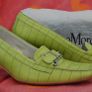 NEW Ladies Marco Moreo Green leather shoes Image 7