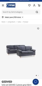 2 and 3 seater sofa