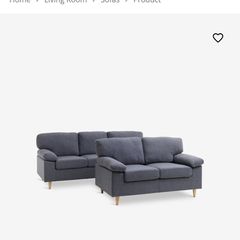 2 and 3 seater sofa
