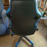 Gaming chair in blue/black collect today Image 3