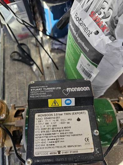 monsoon  3 bar pump