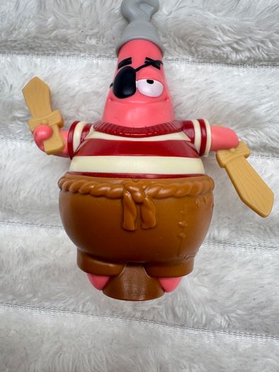 SpongeBob SquarePants 2025 Burger King Patrick approx. 9 cm. Used Please see photos