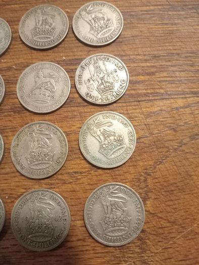 Silver shillings