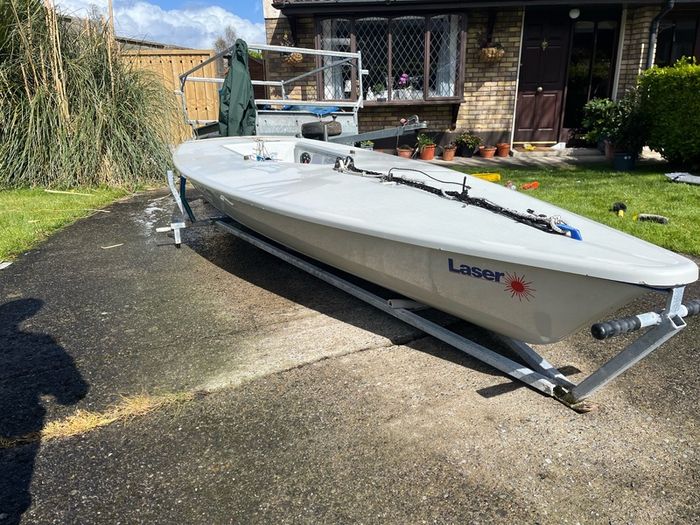 Laser sailing boat for sale