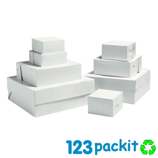 Lot of 10 Cake Boxes bakery brand New SIZE Cake Box 8 x 8 x 6'' / 20 x 20 x 15.2 cm