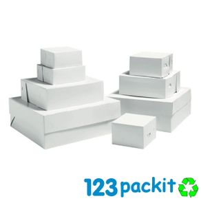 Lot of 10 Cake Boxes bakery brand New SIZE Cake Box 8 x 8 x 6'' / 20 x 20 x 15.2 cm
