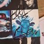 U2 Achtung Baby original pressing Promo vinyl  signed by Bono, Edge and Adam Image 3