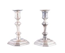 Harrods 758 grams, Solid Sterling Silver Candlesticks. Sir Richard Woodman Burbidge for Harrods, London. Candlesticks 2 .925 Sterling silver
