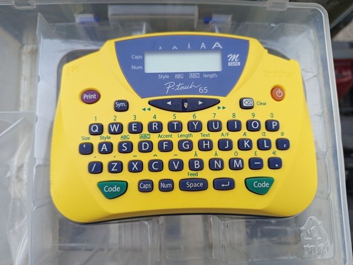 Brother pro touch p65 battery portable printer