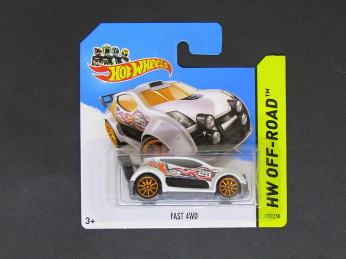 Hot Wheels Fast 4WD Hot Wheels 2014 Mattel Diecast HW Off Road 110/250 Brand New Factory Sealed
