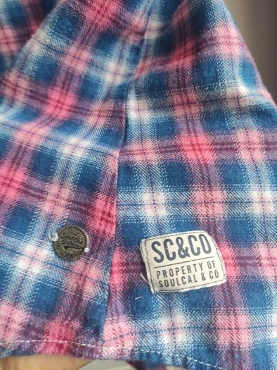 SoulCal & Co Western Plaid Shirt UK 12