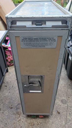 Genuine Iberia Full-Size Aircraft Galley Food Service Trolleys